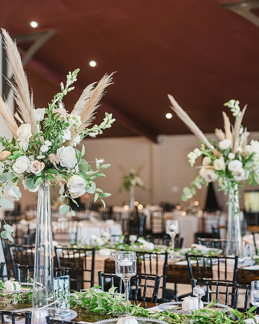 Small-Wedding-Venues-new Unique floral centerpieces at one of the small wedding venues in Houston The Annex